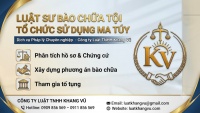 Luật sư bào chữa tội tổ chức sử dụng ma túy