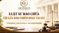 Luật sư bào chữa tội lừa đảo chiếm đoạt tài sản