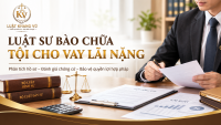Luật sư bào chữa tội cho vay nặng lãi
