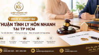 Dịch vụ luật sư thuận tình ly hôn nhanh tại Tp HCM
