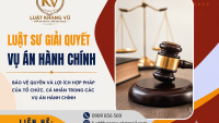 Luật sư giải quyết vụ án hành chính